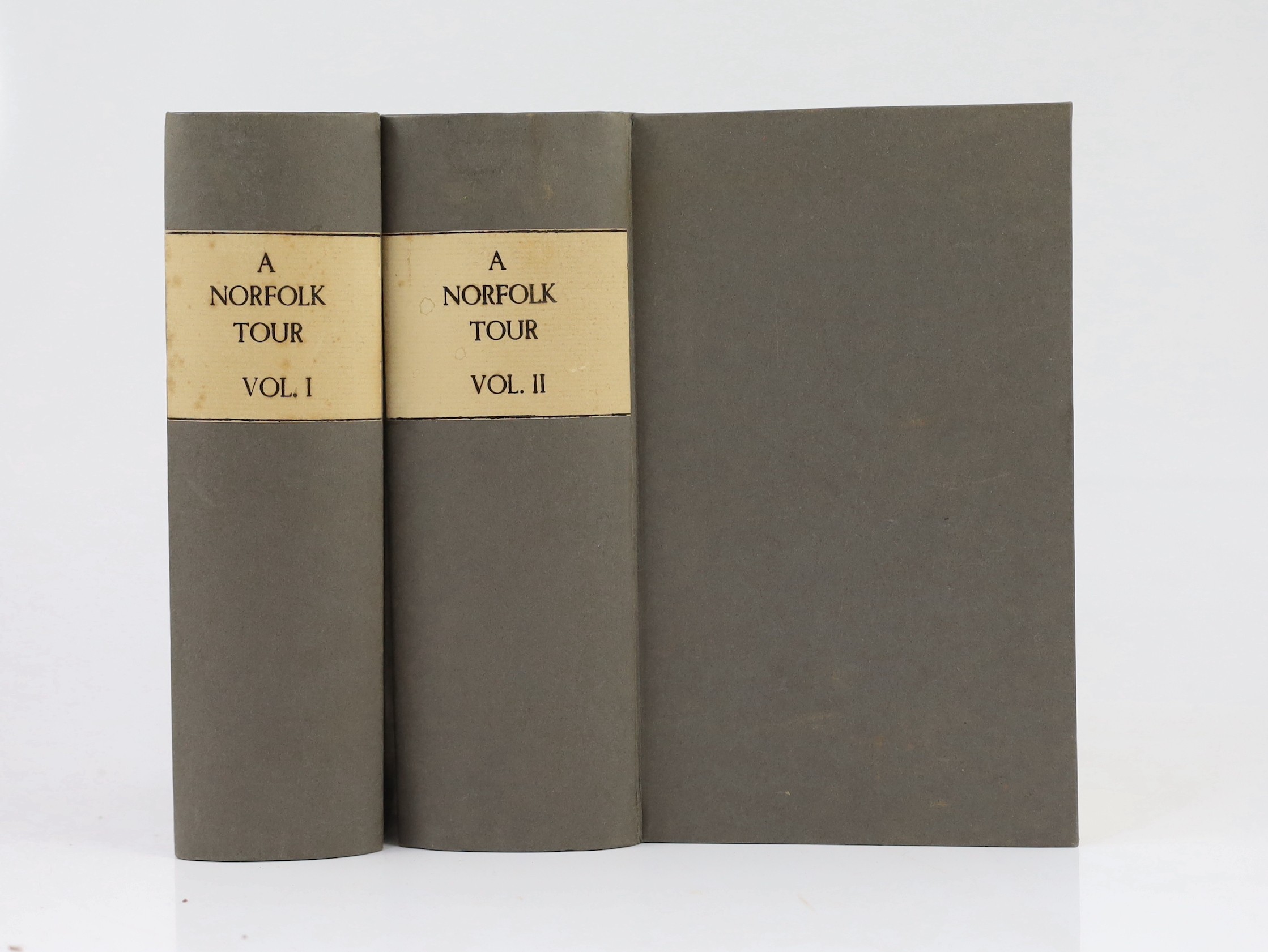 NORFOLK: A General History of the County of Norfolk, intended to convey all the information of a Norfolk Tour ... 2 vols, frontis and hand-coloured folded map, subscribers list
